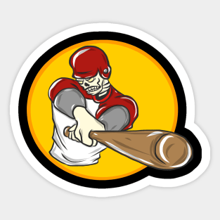 Baseball Brennball Softball Kickball Ballsport USA Sticker